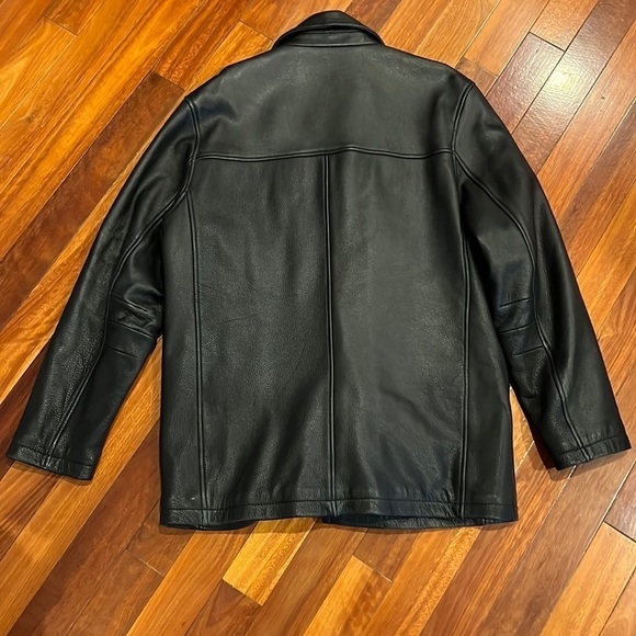 ⭐️ First Class Leather Top Gun Leather Jacket Coat Size Large - Picture 2 of 11